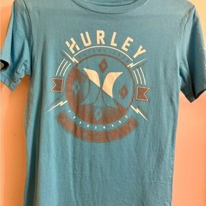 Hurley Teal Crew Neck Tee